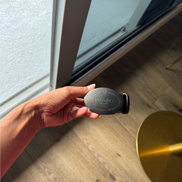 Prada Men's dark brown Leather Belt - Picture 12 of 12